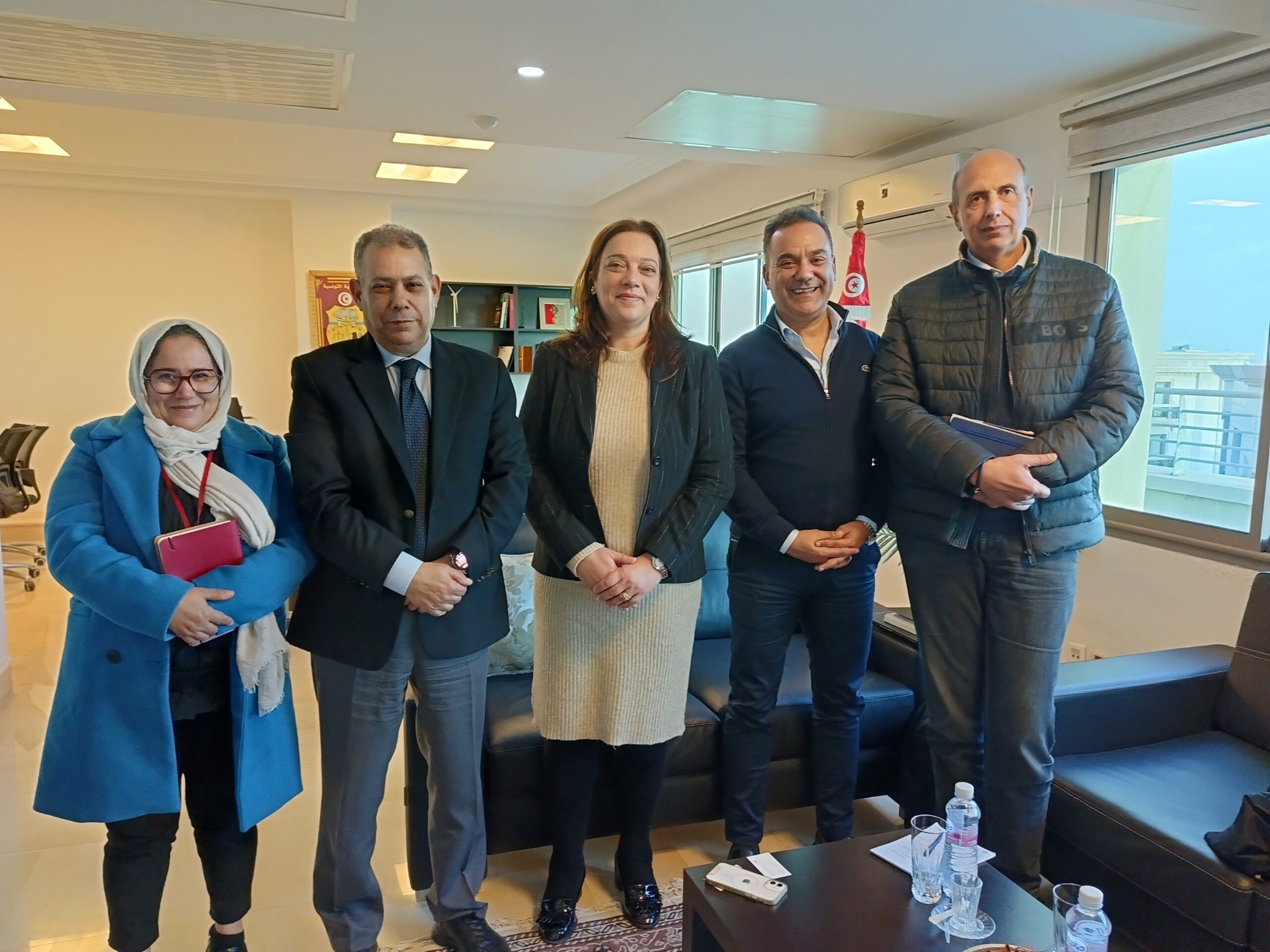 Réunion de travail avec Madame Namia Ayadi Présidente de la TIA (Tunisia Investment Authority)